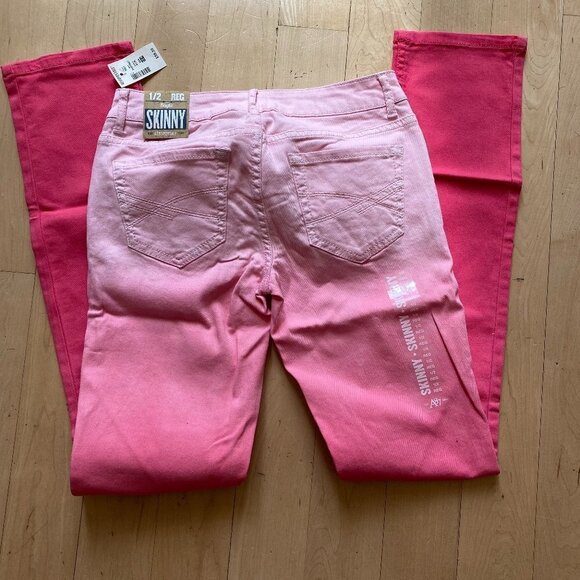 Aeropostale BNWT pink ombre "Bayla" skinny jeans - Picture 4 of 10